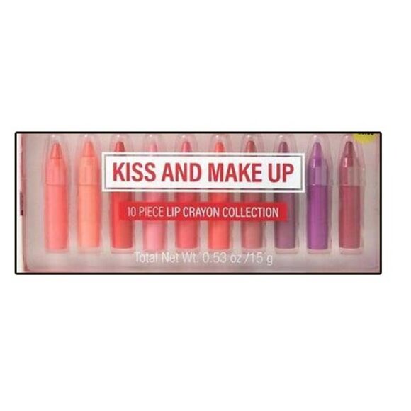 Kiss and Make Up 10 Piece Lip Crayon Collection - Picture 4 of 5